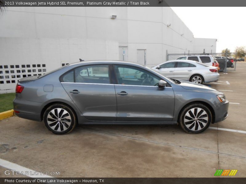 Platinum Gray Metallic / Titan Black 2013 Volkswagen Jetta Hybrid SEL Premium