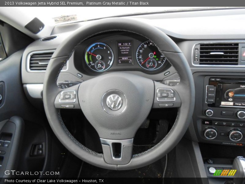  2013 Jetta Hybrid SEL Premium Steering Wheel