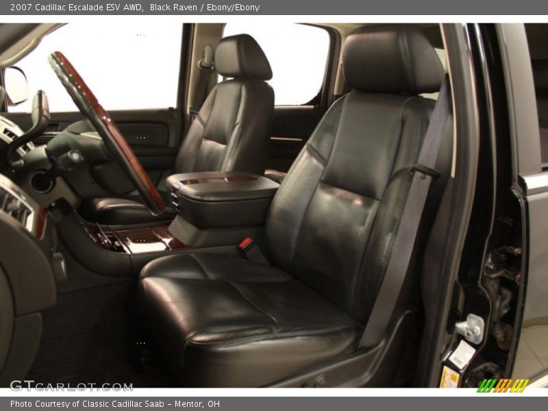 Black Raven / Ebony/Ebony 2007 Cadillac Escalade ESV AWD