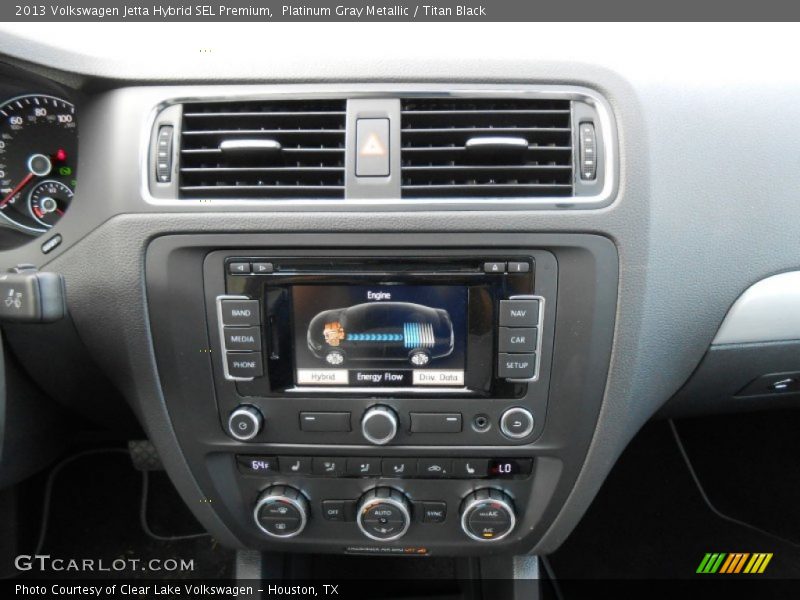 Controls of 2013 Jetta Hybrid SEL Premium