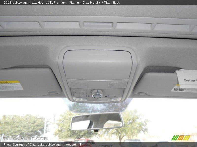 Platinum Gray Metallic / Titan Black 2013 Volkswagen Jetta Hybrid SEL Premium