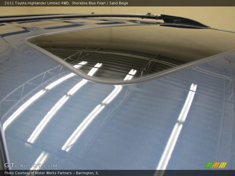 Shoreline Blue Pearl / Sand Beige 2011 Toyota Highlander Limited 4WD