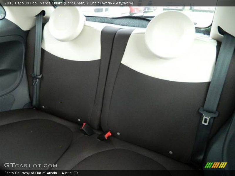 Verde Chiaro (Light Green) / Grigio/Avorio (Gray/Ivory) 2013 Fiat 500 Pop