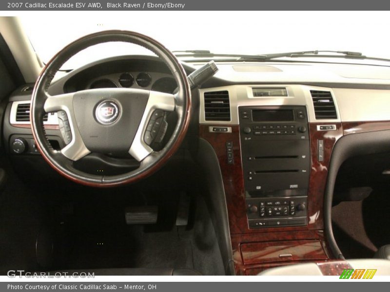 Black Raven / Ebony/Ebony 2007 Cadillac Escalade ESV AWD