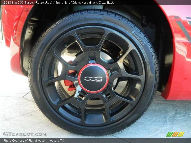 Rosso (Red) / Sport Nero/Grigio/Nero (Black/Gray/Black) 2013 Fiat 500 Turbo