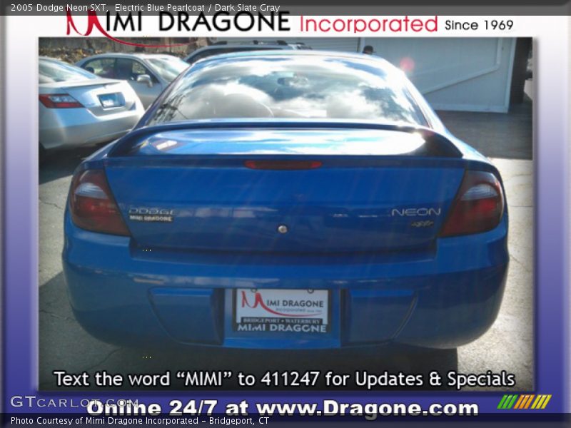 Electric Blue Pearlcoat / Dark Slate Gray 2005 Dodge Neon SXT