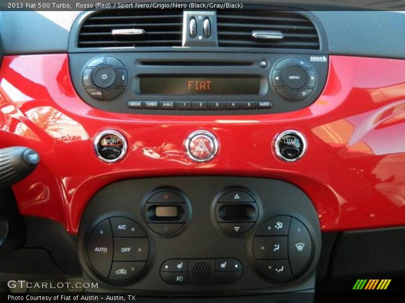 Rosso (Red) / Sport Nero/Grigio/Nero (Black/Gray/Black) 2013 Fiat 500 Turbo