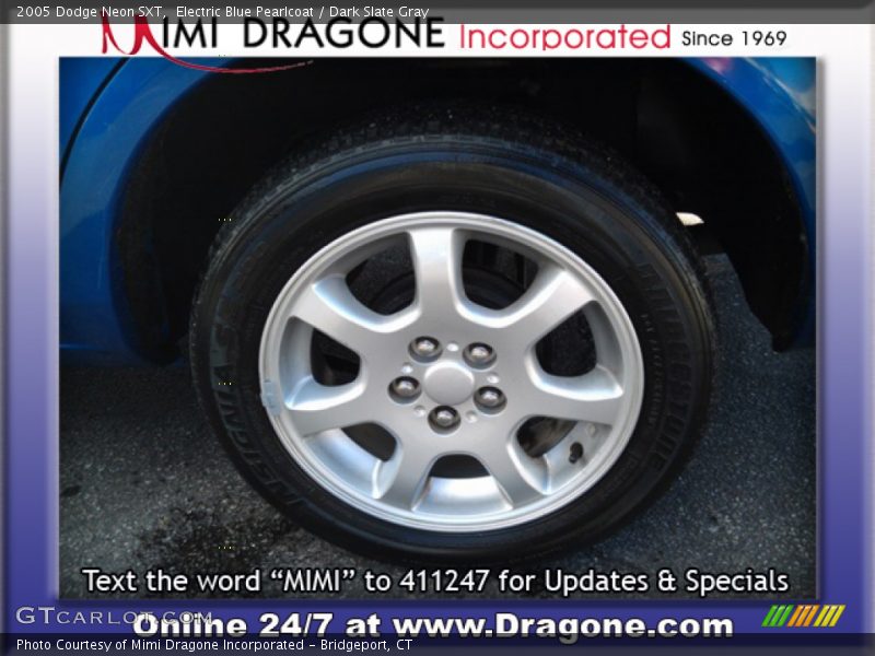 Electric Blue Pearlcoat / Dark Slate Gray 2005 Dodge Neon SXT