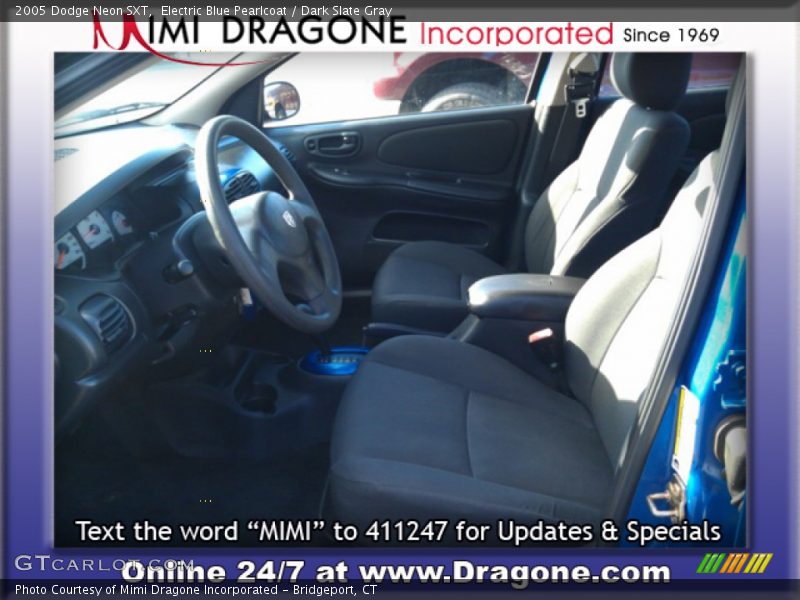 Electric Blue Pearlcoat / Dark Slate Gray 2005 Dodge Neon SXT