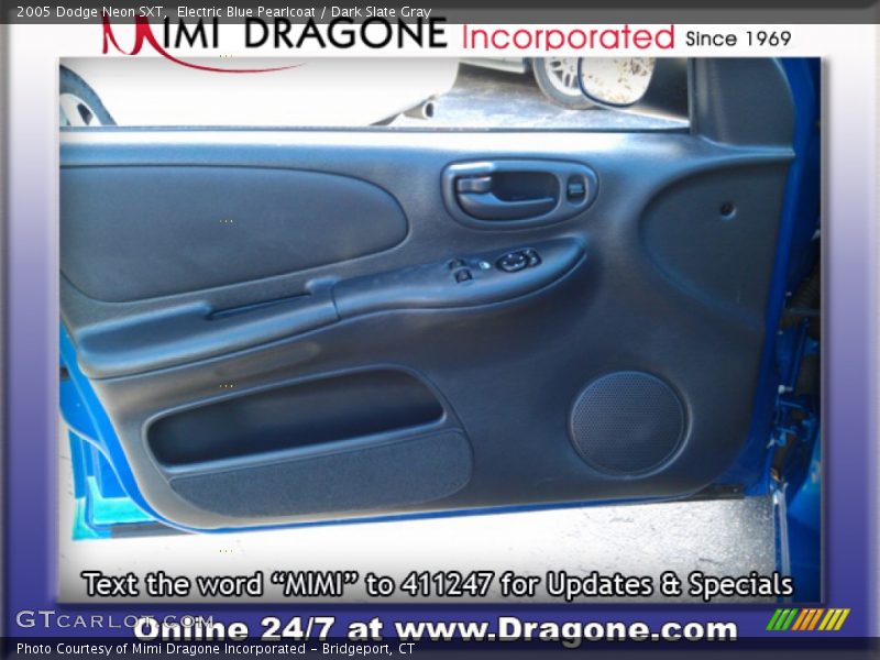 Electric Blue Pearlcoat / Dark Slate Gray 2005 Dodge Neon SXT