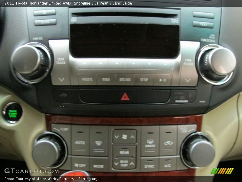 Shoreline Blue Pearl / Sand Beige 2011 Toyota Highlander Limited 4WD