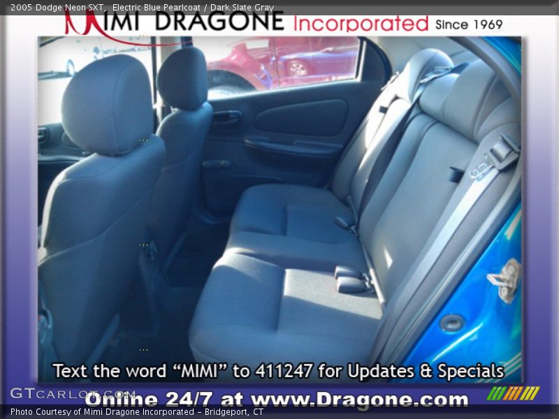 Electric Blue Pearlcoat / Dark Slate Gray 2005 Dodge Neon SXT