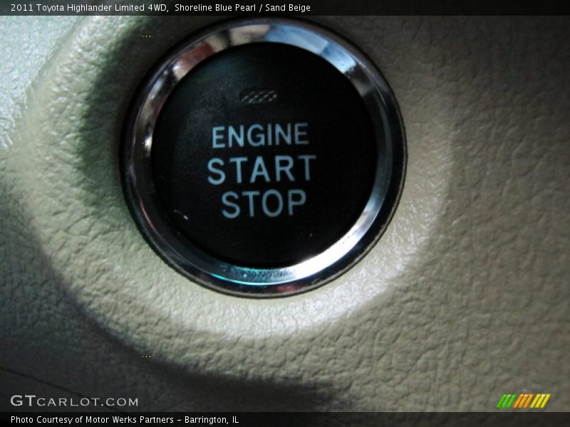 Shoreline Blue Pearl / Sand Beige 2011 Toyota Highlander Limited 4WD