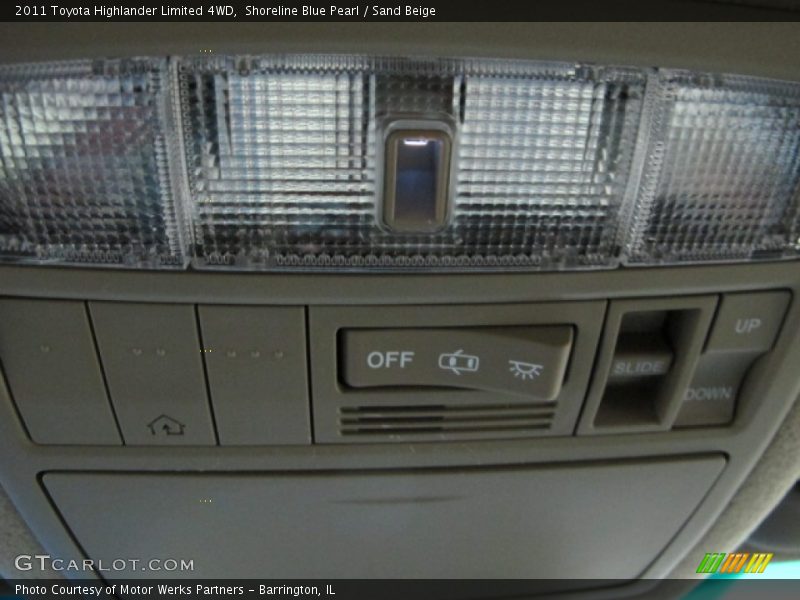 Shoreline Blue Pearl / Sand Beige 2011 Toyota Highlander Limited 4WD