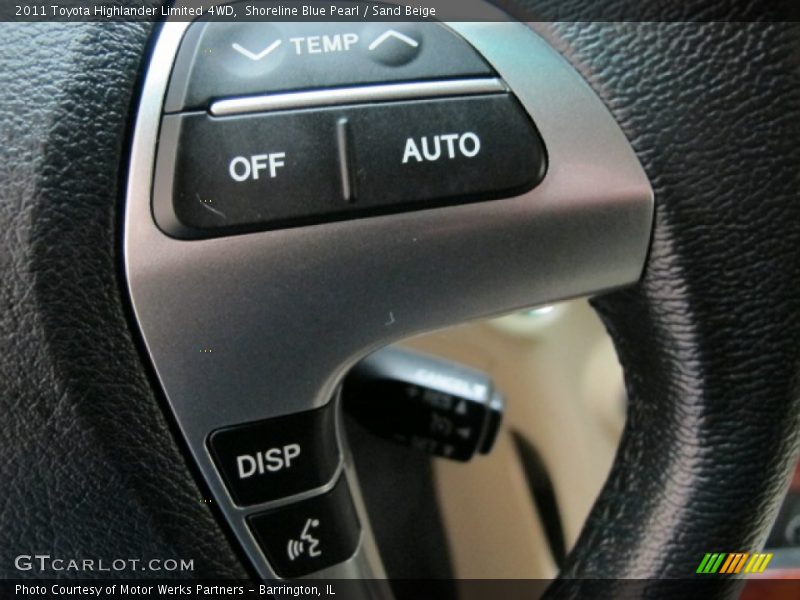 Shoreline Blue Pearl / Sand Beige 2011 Toyota Highlander Limited 4WD