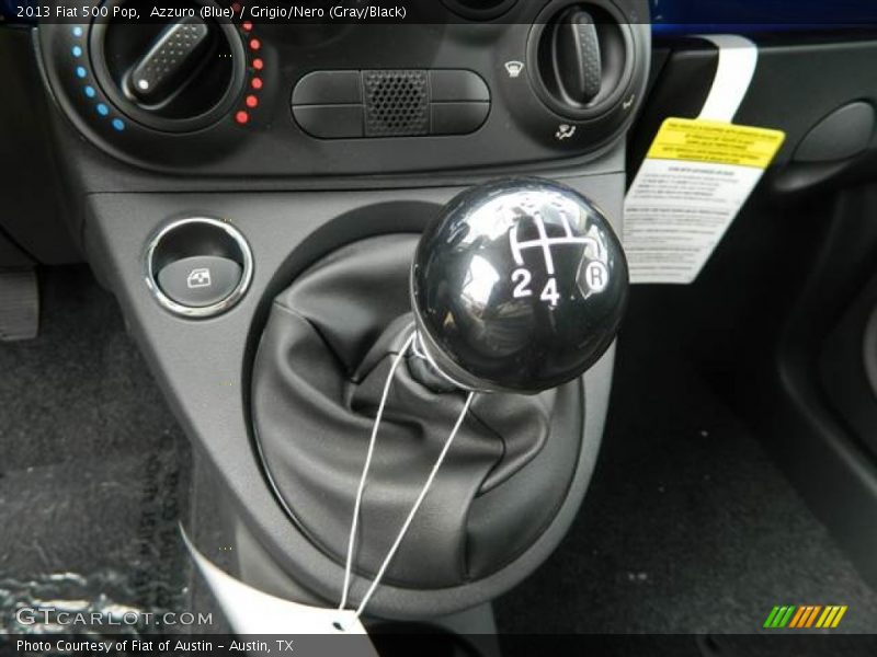  2013 500 Pop 5 Speed Manual Shifter