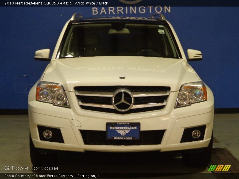 Arctic White / Black 2010 Mercedes-Benz GLK 350 4Matic