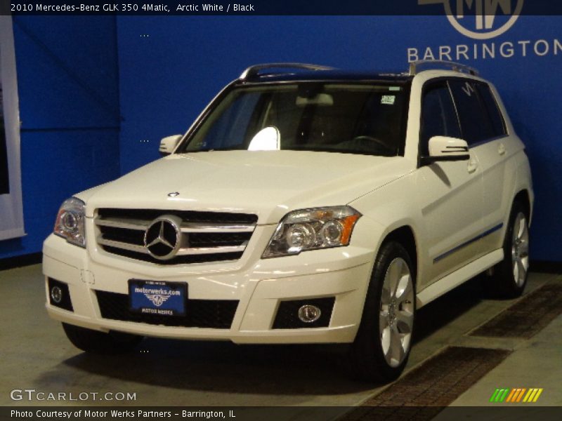 Arctic White / Black 2010 Mercedes-Benz GLK 350 4Matic