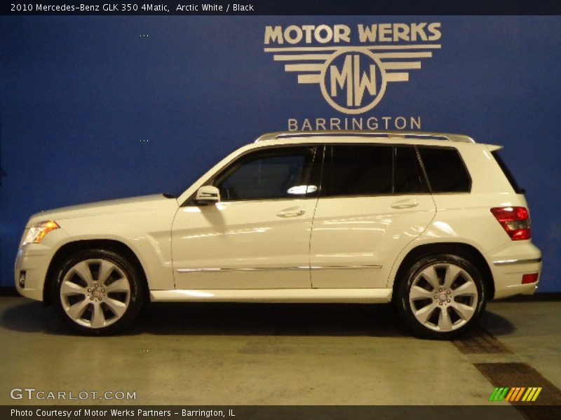 Arctic White / Black 2010 Mercedes-Benz GLK 350 4Matic