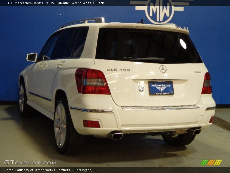 Arctic White / Black 2010 Mercedes-Benz GLK 350 4Matic