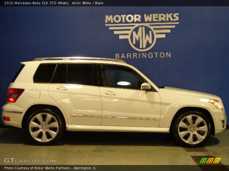 Arctic White / Black 2010 Mercedes-Benz GLK 350 4Matic
