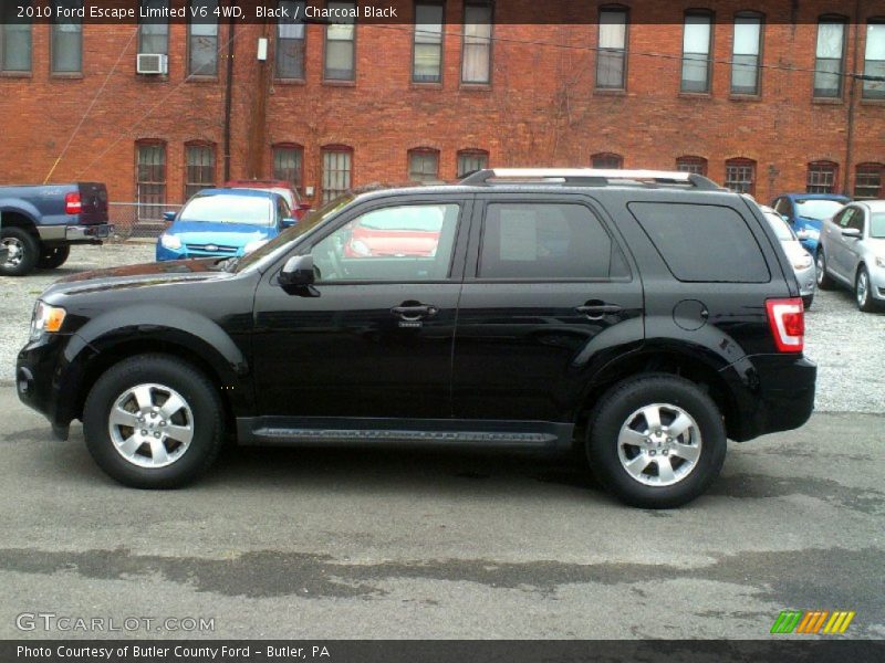 Black / Charcoal Black 2010 Ford Escape Limited V6 4WD