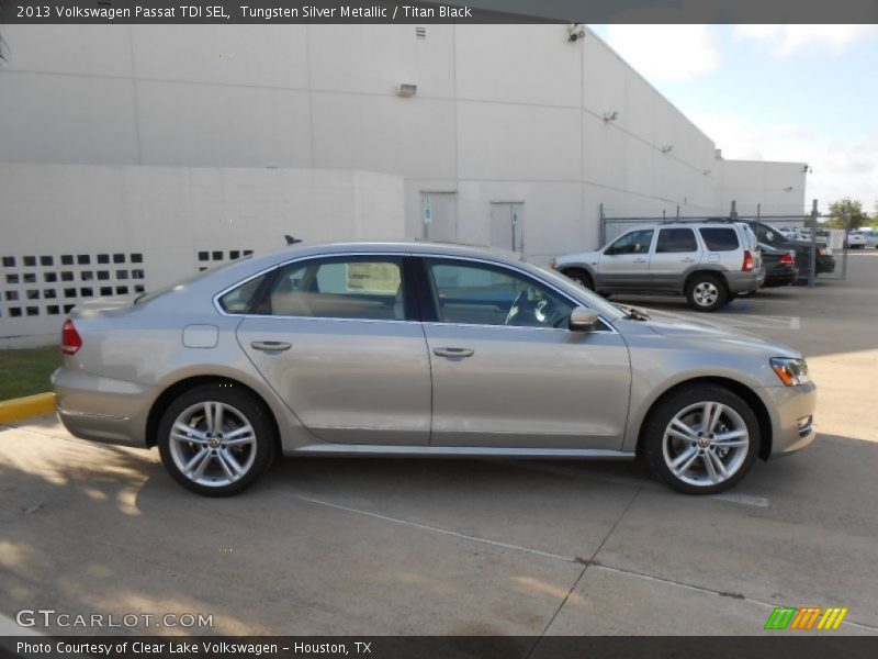 Tungsten Silver Metallic / Titan Black 2013 Volkswagen Passat TDI SEL