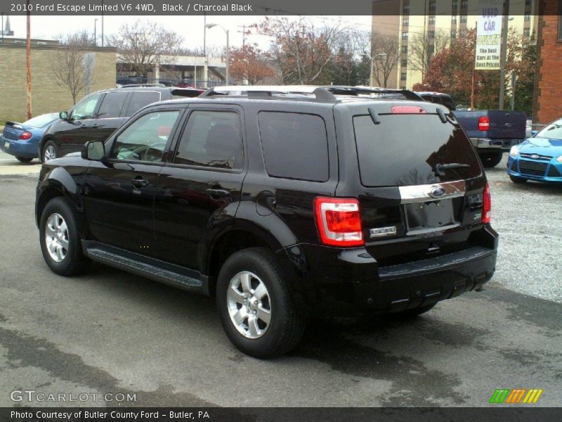 Black / Charcoal Black 2010 Ford Escape Limited V6 4WD