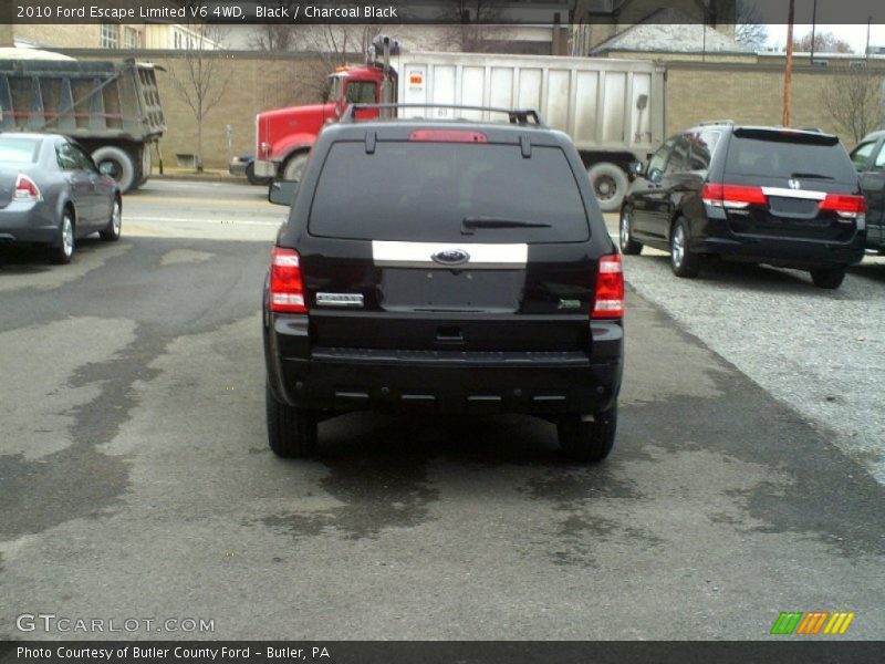 Black / Charcoal Black 2010 Ford Escape Limited V6 4WD