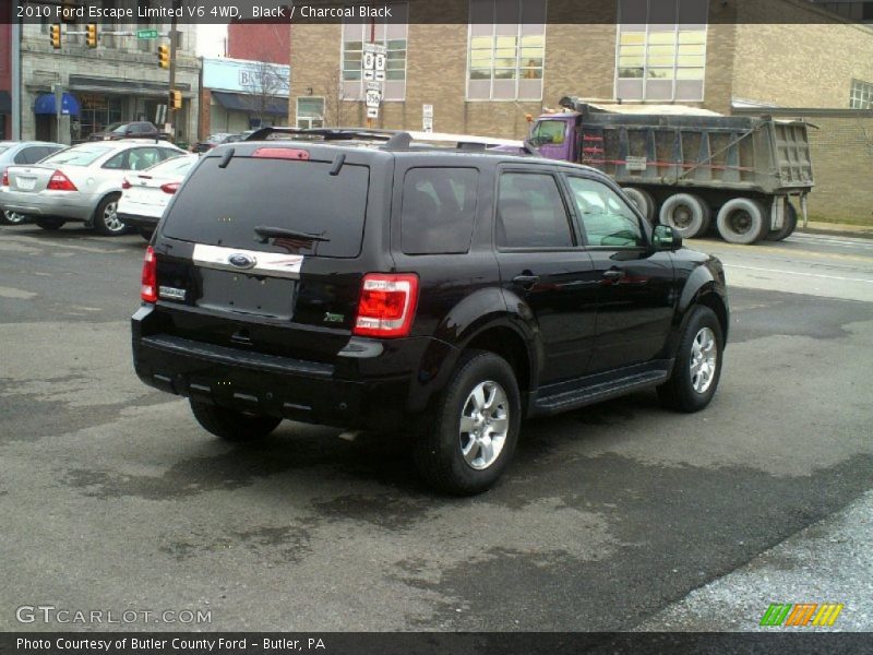 Black / Charcoal Black 2010 Ford Escape Limited V6 4WD