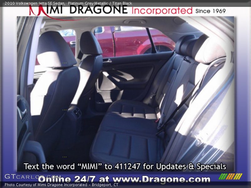 Platinum Grey Metallic / Titan Black 2010 Volkswagen Jetta SE Sedan