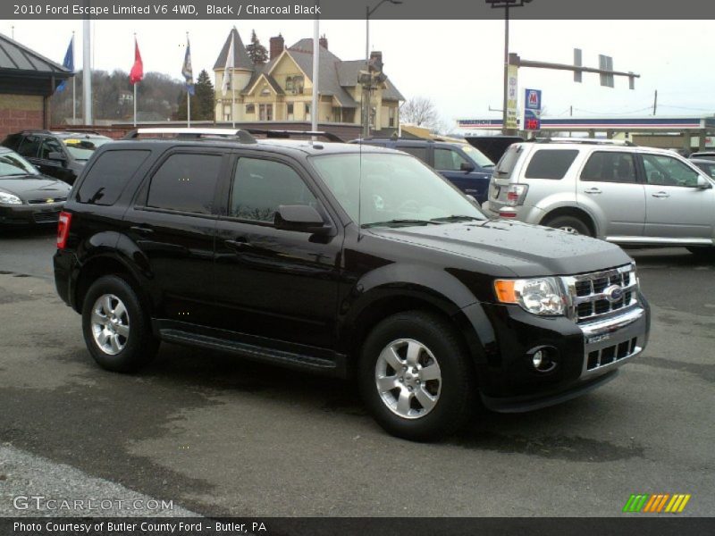 Black / Charcoal Black 2010 Ford Escape Limited V6 4WD