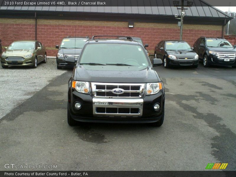 Black / Charcoal Black 2010 Ford Escape Limited V6 4WD