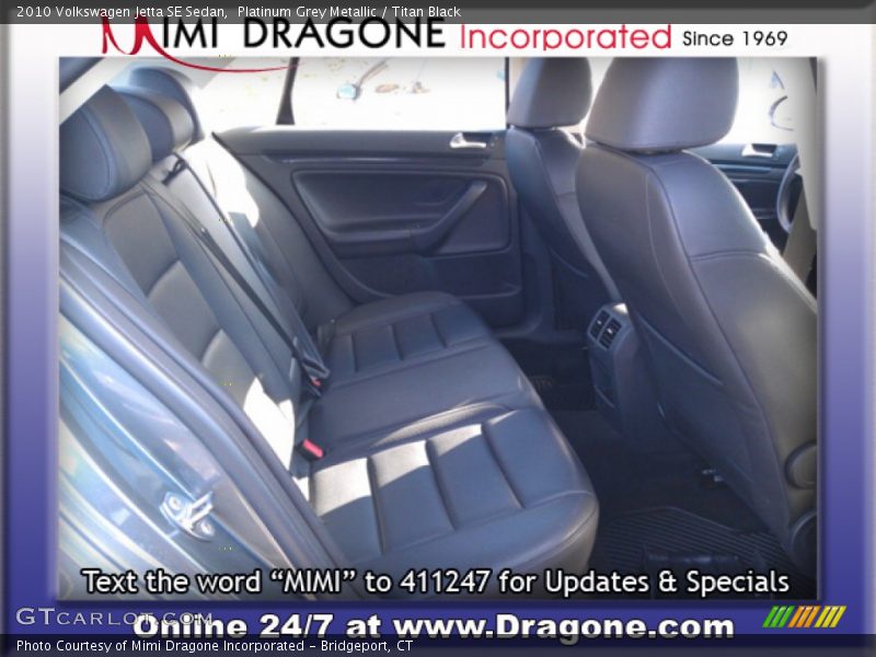 Platinum Grey Metallic / Titan Black 2010 Volkswagen Jetta SE Sedan