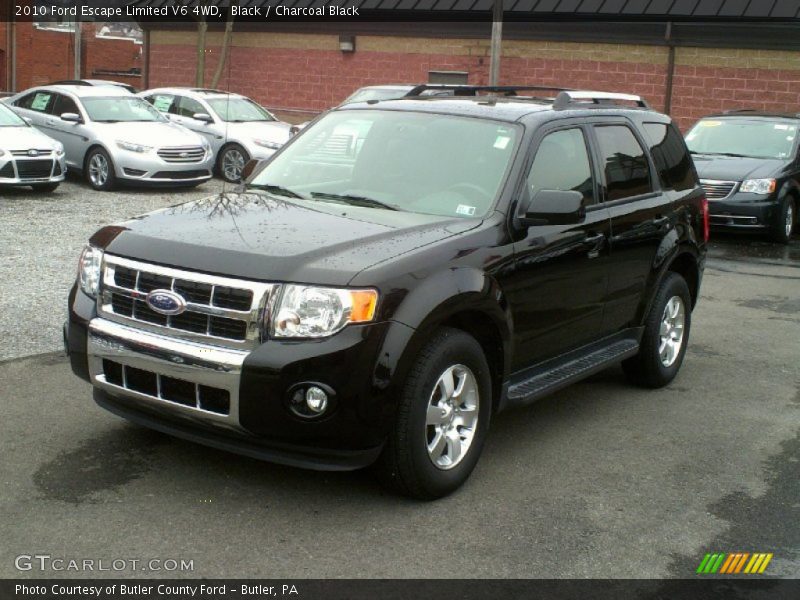 Black / Charcoal Black 2010 Ford Escape Limited V6 4WD