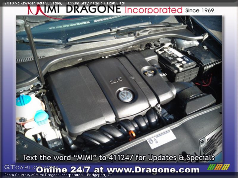 Platinum Grey Metallic / Titan Black 2010 Volkswagen Jetta SE Sedan