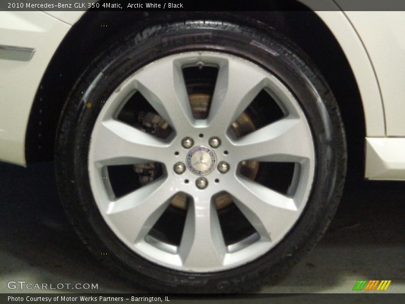 Arctic White / Black 2010 Mercedes-Benz GLK 350 4Matic