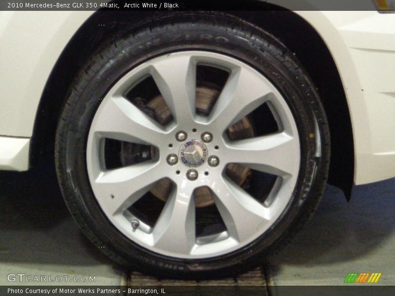 Arctic White / Black 2010 Mercedes-Benz GLK 350 4Matic
