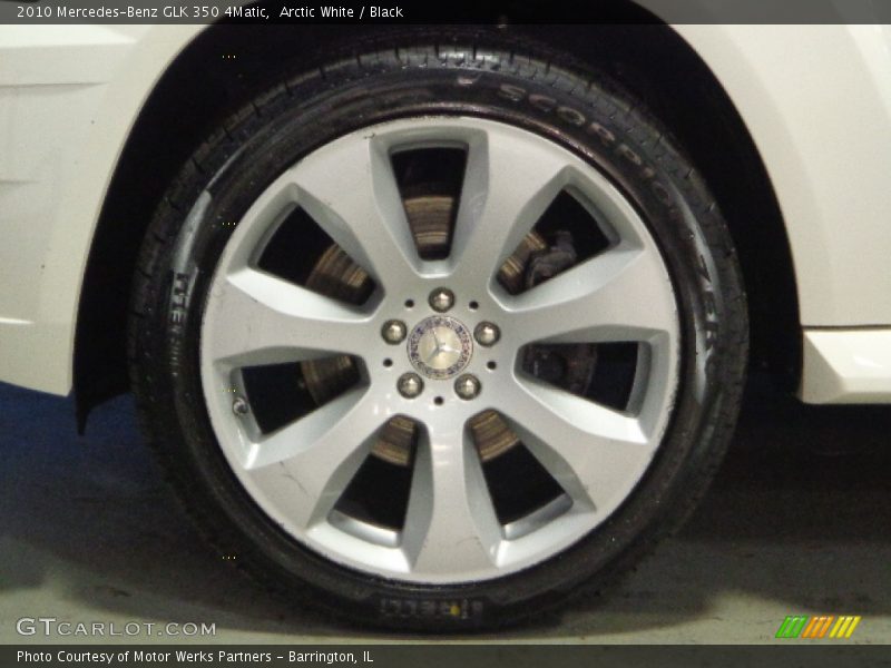 Arctic White / Black 2010 Mercedes-Benz GLK 350 4Matic