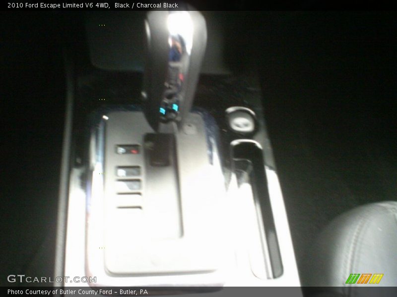 Black / Charcoal Black 2010 Ford Escape Limited V6 4WD