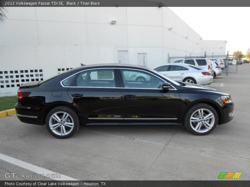 Black / Titan Black 2013 Volkswagen Passat TDI SE