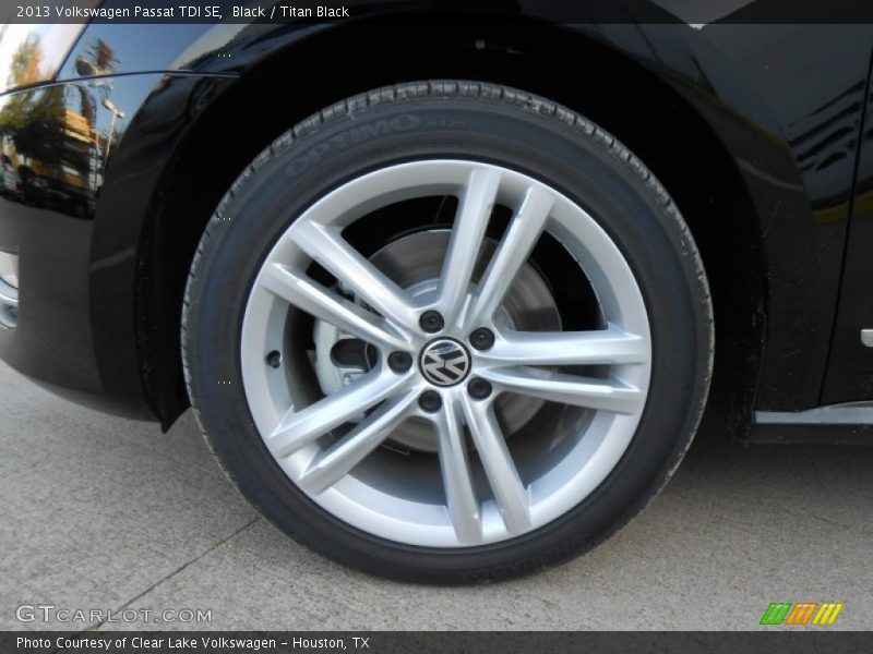 Black / Titan Black 2013 Volkswagen Passat TDI SE
