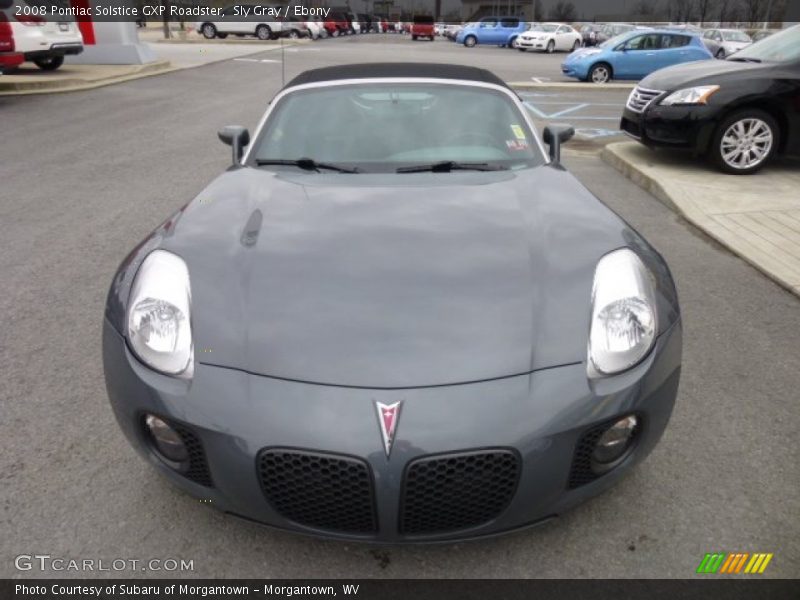 Sly Gray / Ebony 2008 Pontiac Solstice GXP Roadster