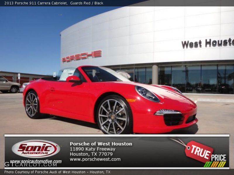 Guards Red / Black 2013 Porsche 911 Carrera Cabriolet