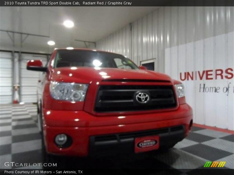 Radiant Red / Graphite Gray 2010 Toyota Tundra TRD Sport Double Cab