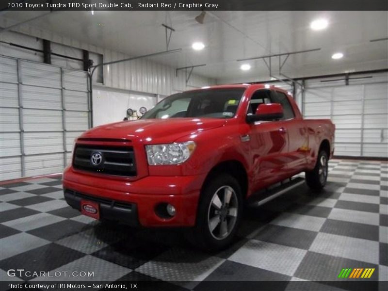 Radiant Red / Graphite Gray 2010 Toyota Tundra TRD Sport Double Cab