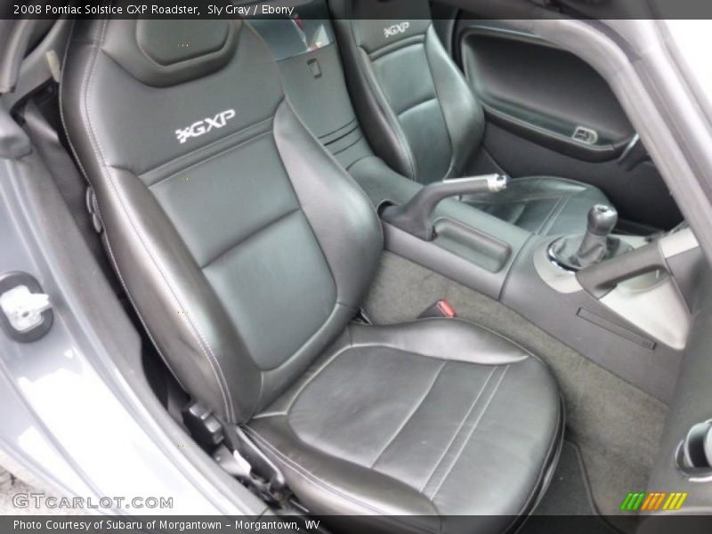 Sly Gray / Ebony 2008 Pontiac Solstice GXP Roadster
