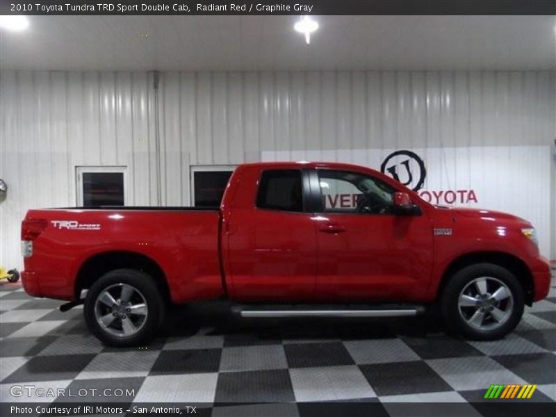 Radiant Red / Graphite Gray 2010 Toyota Tundra TRD Sport Double Cab