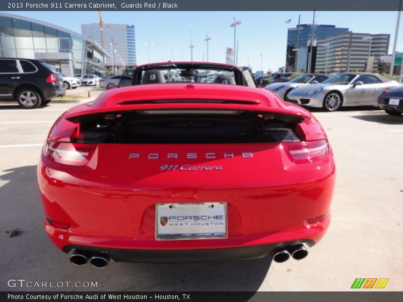 Guards Red / Black 2013 Porsche 911 Carrera Cabriolet