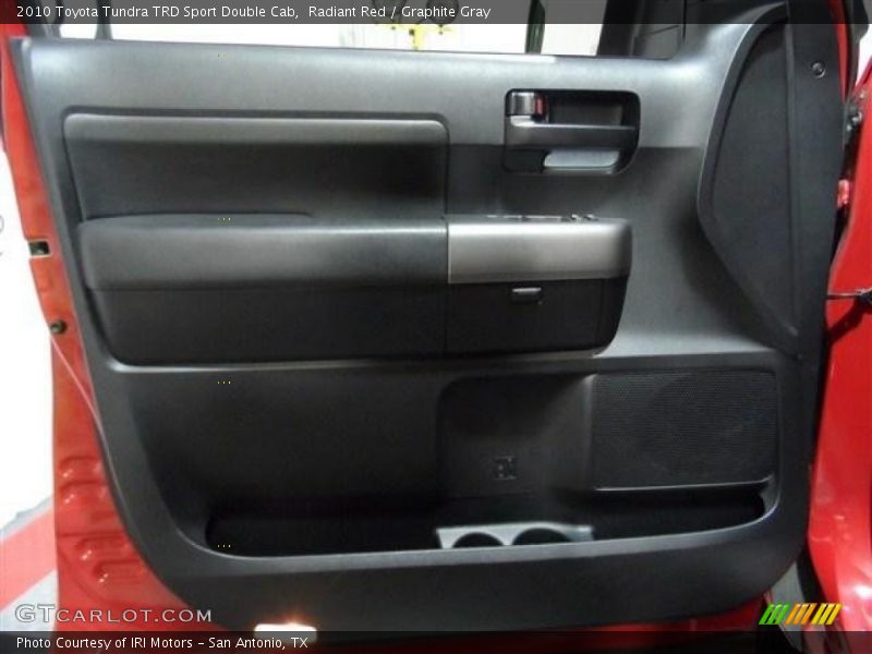 Radiant Red / Graphite Gray 2010 Toyota Tundra TRD Sport Double Cab